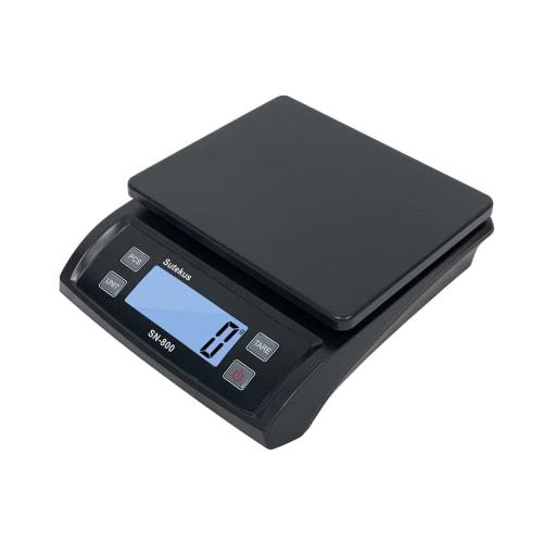 Sutekus SN800 Digital Platform Scale, Maximum 30kg Capacity, Large Screen, Counting, Net Weighing, Hold Function, USB Powered (Black)
