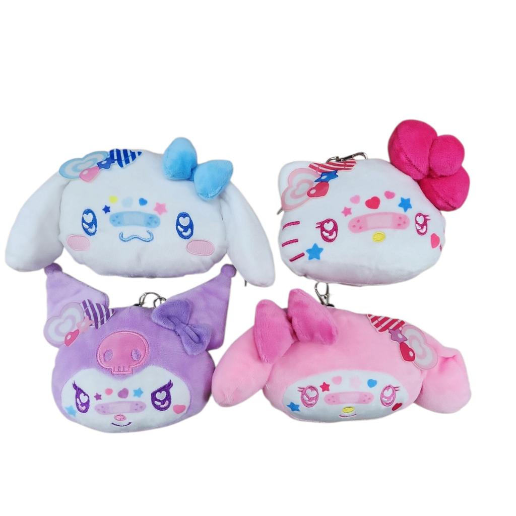 Hatayama Shoji Sanrio Лицо Катушка Пропускной Чехол Декора Куроми В11 x Ш13см 63203116 Прибл.