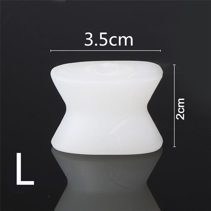 1 Pair Silicone Gel Toe Separator Adjuster Hallux Valgus Pedicure Corrector Feet Care Bunion Bone Thumb Valgus Protector