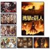Attack On Titan Japanese Anime Poster Print Clear Canvas Painting Pictures Cuadros Art Wall Decoration Mural Home Room Decor No Frame