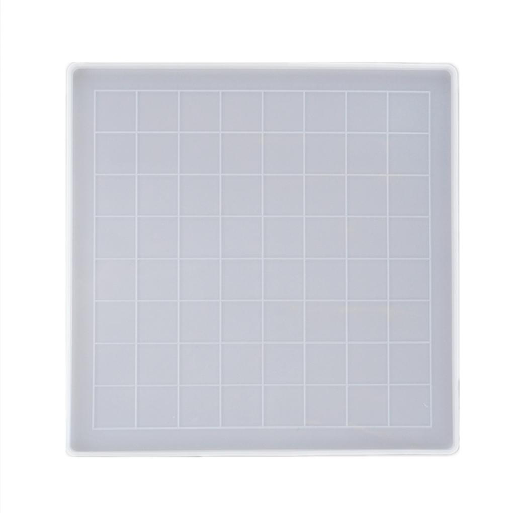 Формы для литья смолы Силиконовая шахматная доска DIY Аксессуары ручной работы Международные шашки для бисквита Шоколадные украшения