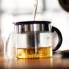 BODUM Bistro Nouveau Teapot, 1000ml, Tea Maker, Black Tea, Green Tea, Chinese Tea, Herbal Tea, Fruit Tea, Plastic Filter, Glass Beaker, Dishwasher