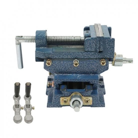 Heavy Duty 3"/4"/5"/6" Cross Drill Press Vise Slide Milling 2 Way X-Y Clamp
