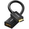 UGREEN mini hdmi to hdmi адаптер преобразования hdmi кабель высокоскоростной мини-удлинитель мужской женский реле 4K 3D Raspberry Pi Zero W домашняя видеокамера совместимый