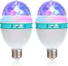 E27 Диско-светильник вращающийся RGB праздничный светодиодный стробоскопический светильник хрустальная диско-лампочка для дня рождения, клуба, бара, KTV, Хэллоуина, Рождества