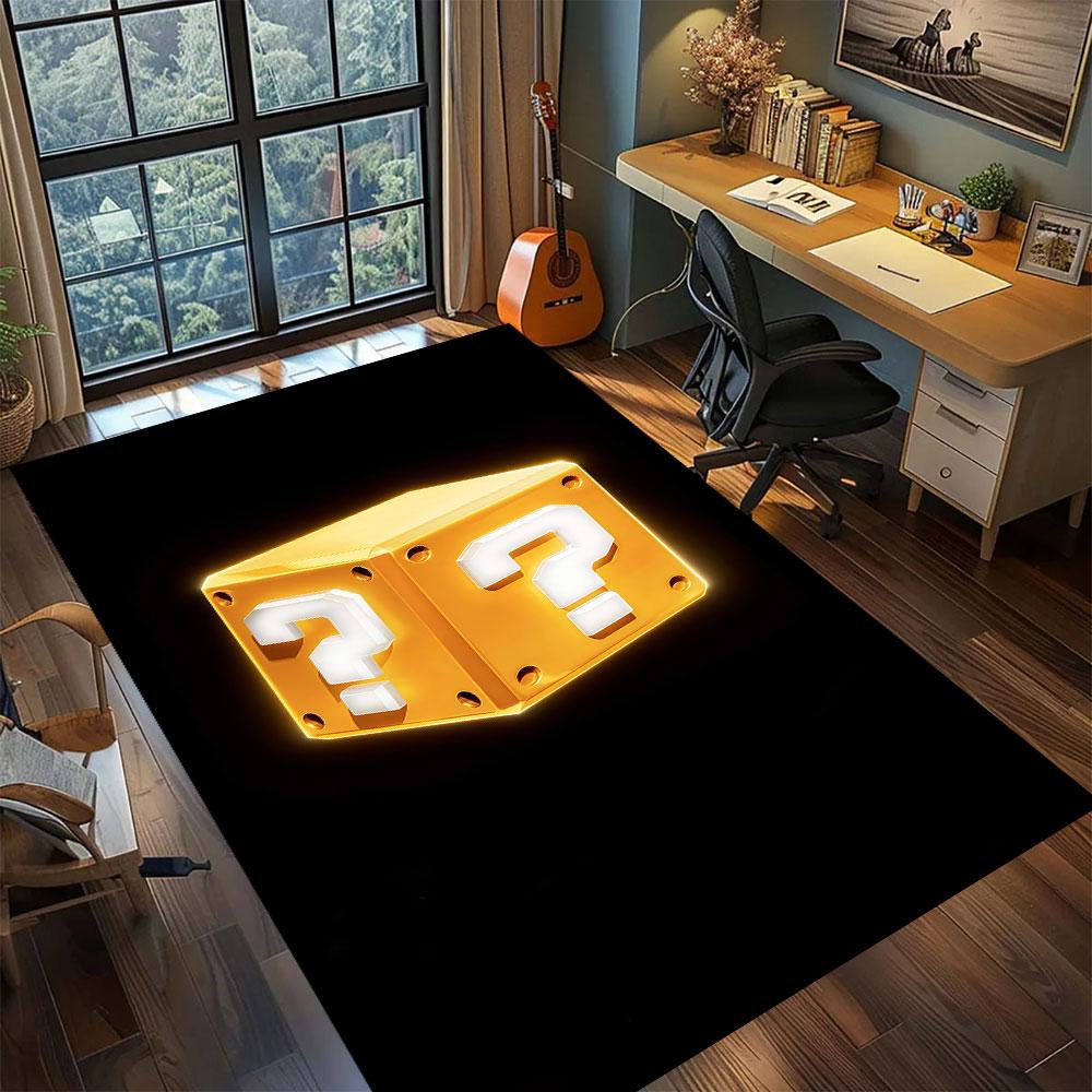 Mario anime character Carpet for Living Room Bedroom Home Decor Cool Movie Mat Play Floor Mat