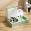 Cat Bowl Double Bowl Automatic Drinking Automatic Feeder Cat Food Bowl Dog Food Bowl Drinking All-in-One Cat Food Bowl