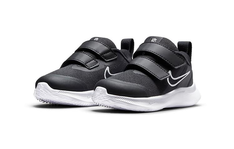 Nike Кроссовки для бега Star Runner 3 Low top Черно-белые для младенцев и малышей DA2778-003