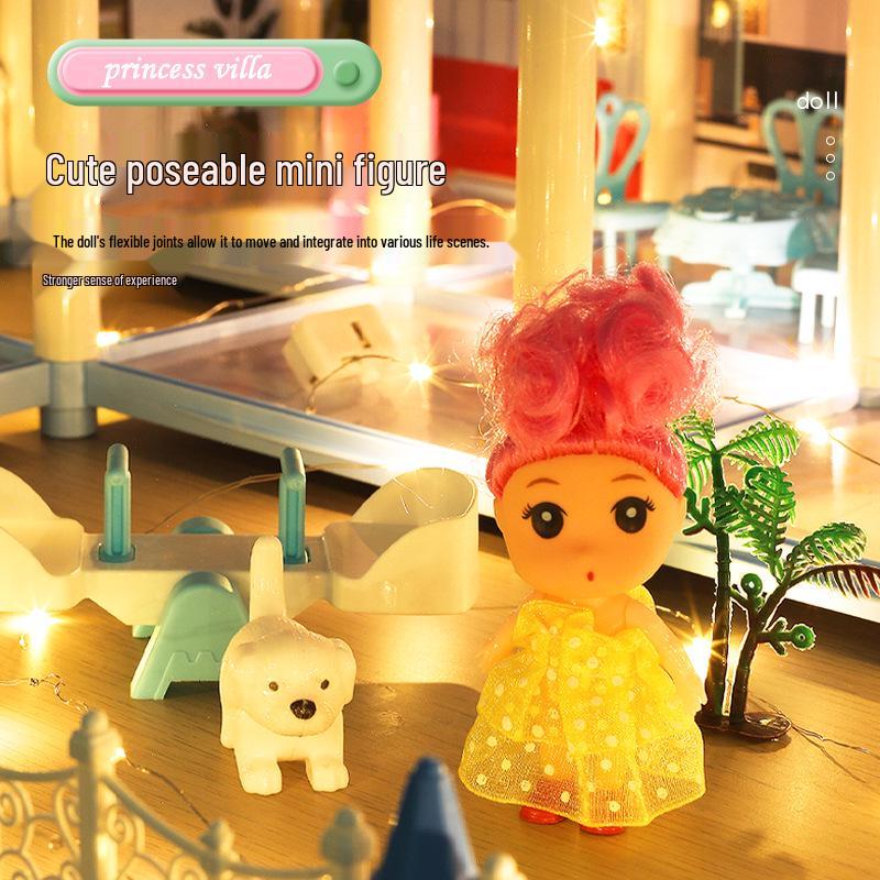 Игровой набор Кукольный домик Замок принцессы: Пазл Вилла для девочек