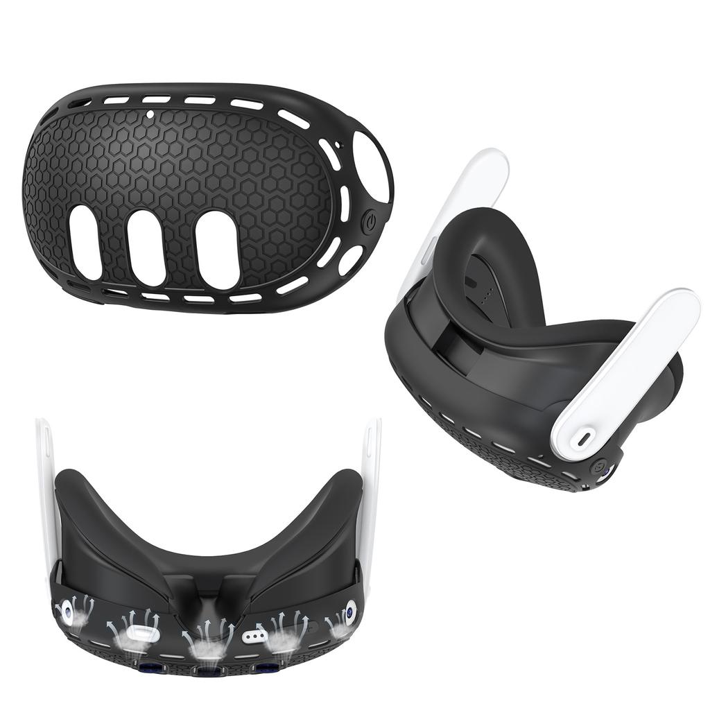 Защитный чехол для гарнитуры Quest3 VR Силиконовый чехол предотвращает царапины и удары