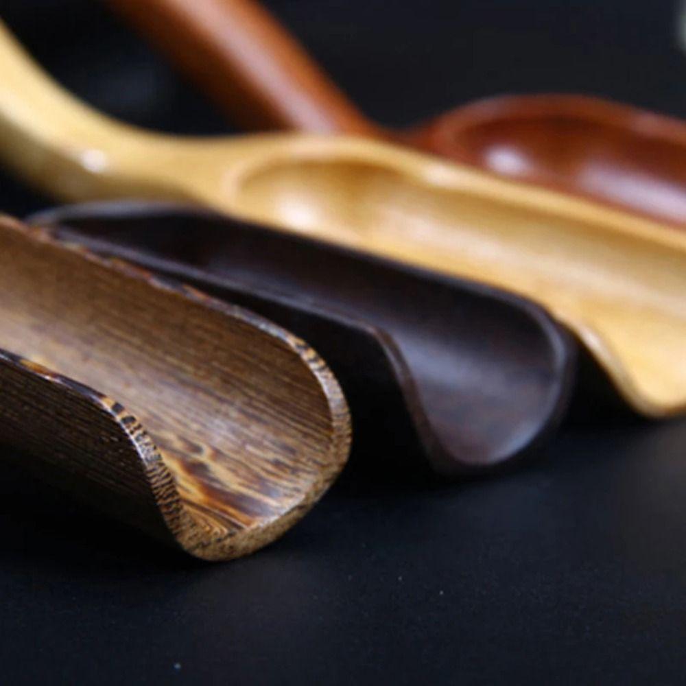 Portable Tea Scoop Natural Bamboo Tea Shovel High Quality Teaspoon