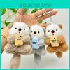 Otter Plush Keyholder With Short Plush Material For Gift And Collection
