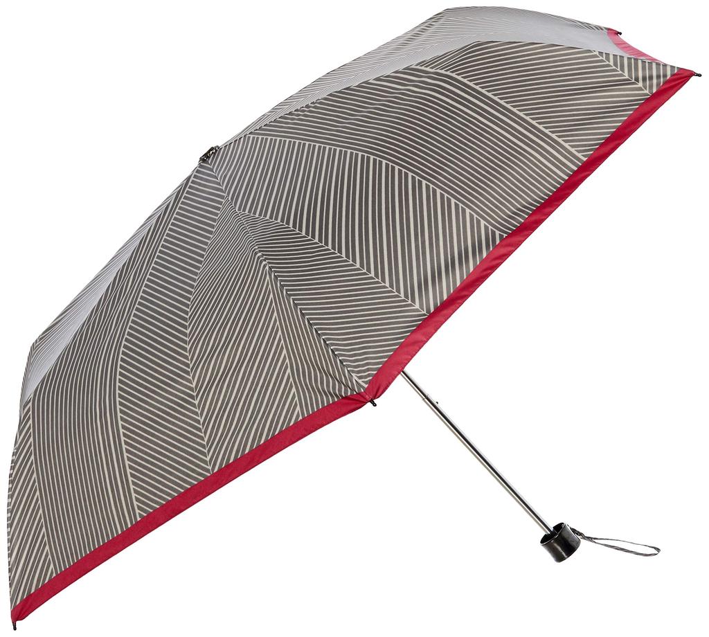 Folding Umbrella MOONBAT Sweet Jasmil Mixed Stripe Folding Umbrella Umbrella for Rain and Sunshine Simple Stylish Cute UV Light PU Black Black Rib