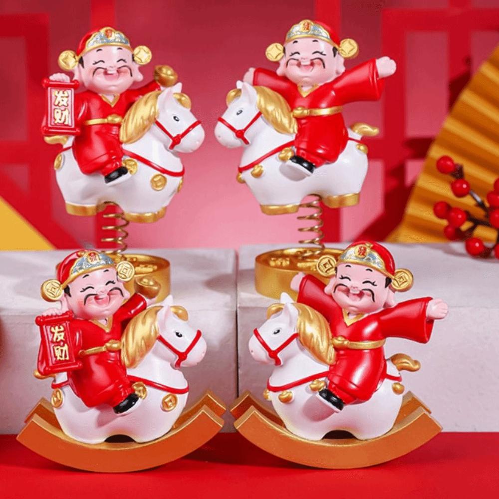 Year of The Horse 2026 Horse Year Figurines Resin Horse Statue Office Decoration