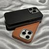 Матовый кожаный чехол для телефона для iPhone 16 Pro Max 15 14 Plus 13 12 11 XS Max XR XS X 7 8 SE 16 Ударопрочный бампер