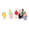 Wooden Dollhouse People for Kids Movable Cultivate Imagination Doll House Dolls Family for