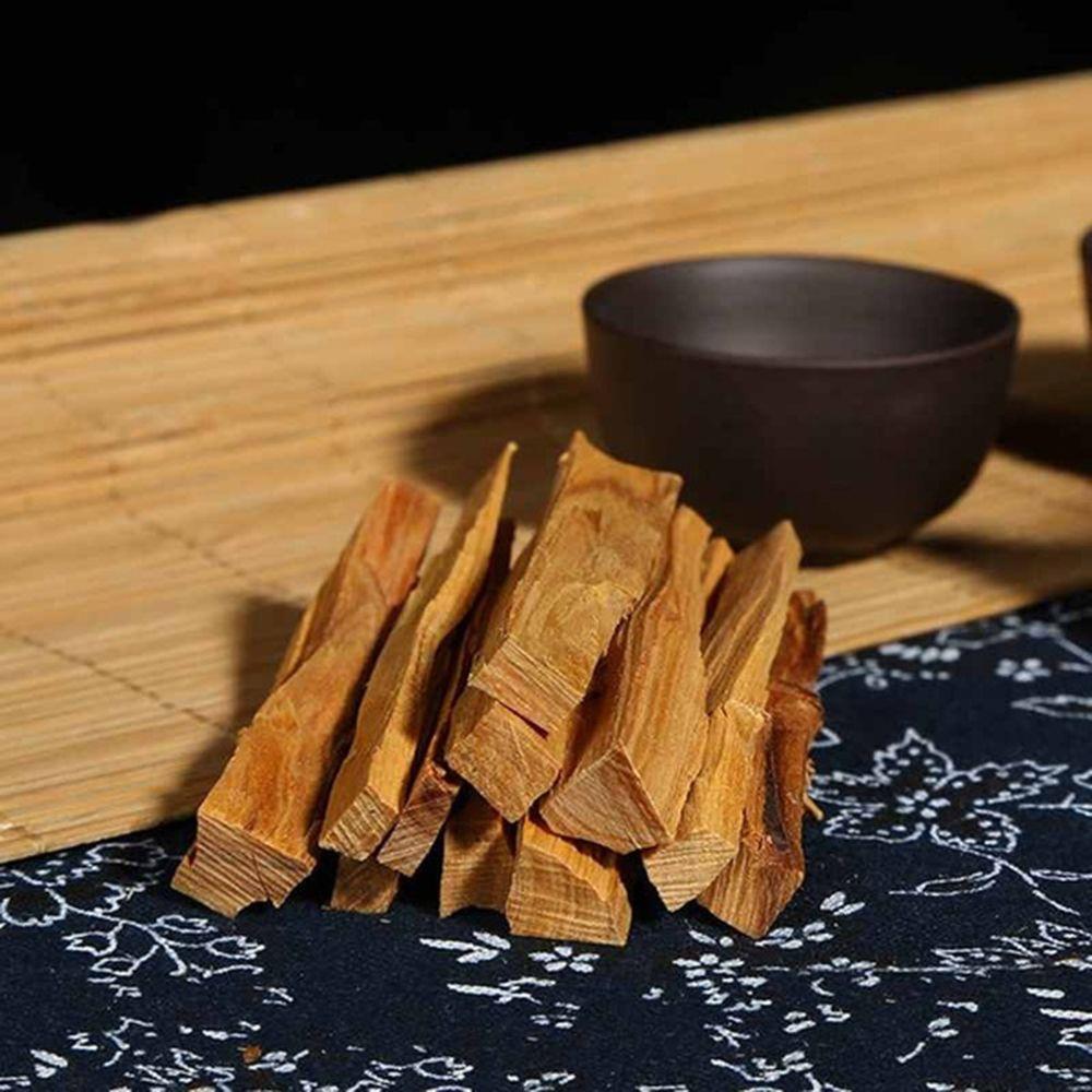 Decoration Tea Ceremony Natural Fragrance Irregular Shape Sandalwood Chips Incense Wooden Sticks