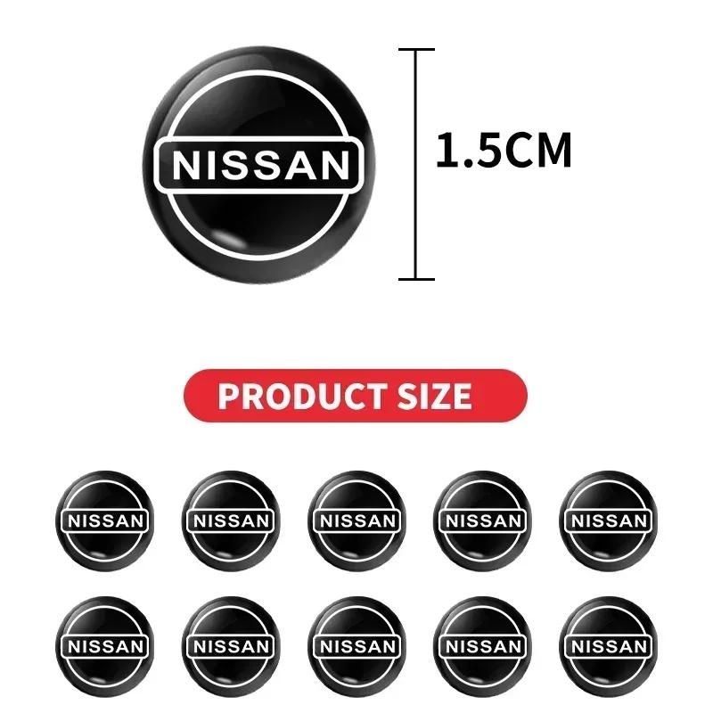 2025 Hot 2/5/10Pcs Car Door Keyhole Sticker Auto Lock Decoration Protection Decal For Nissan Nismo Micra Qashqai Altima Maxima S