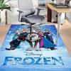 1 шт. Замороженное Disney для домашнего офиса, Прочный полиэстеровый коврик для пола с легкой очисткой, Декор для офиса, Городской стиль, Нескользящая основа, Высококачественная ткань