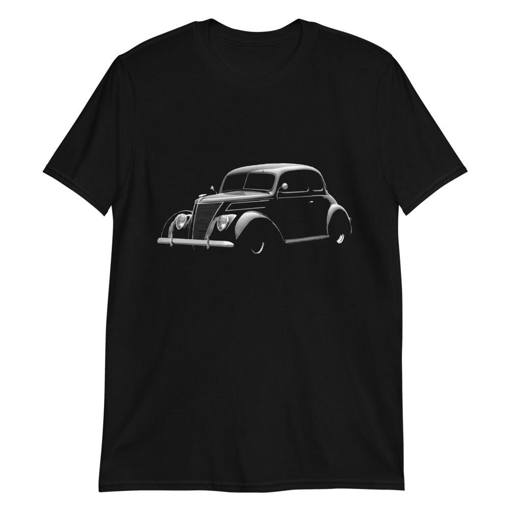 1937 Ford Club Coupe Antique Car Custom Short-Sleeve Unisex T-Shirt