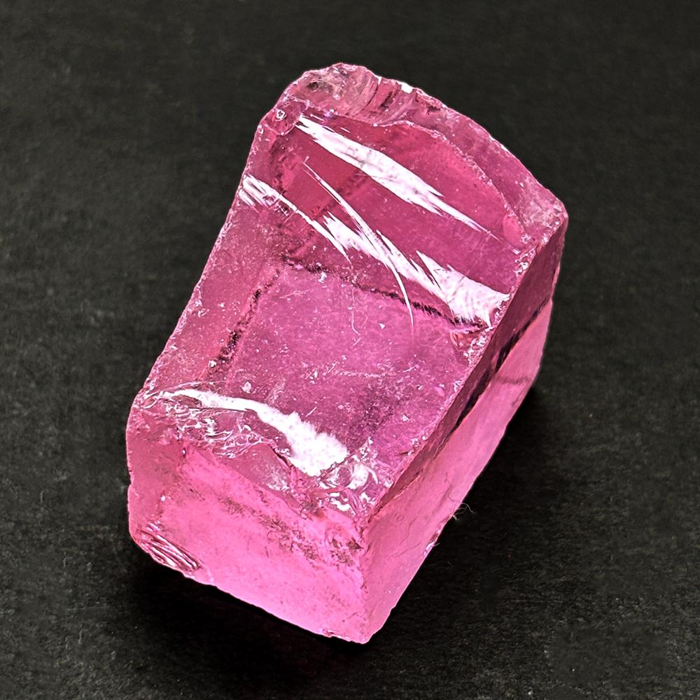 Lab-Created Pink Sapphire Loose Gemstone 208.80 ct Uncut Rough September Birthday Birthstone
