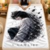 Flannel BlanketDeath Note Warm Soft Throw Blanket for Indoor Sofa Bed Living Room Use