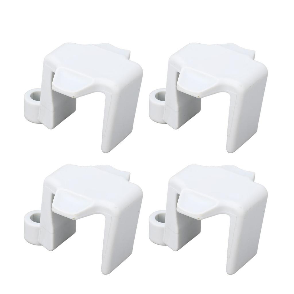 4pcs Boat Bumper Clips Nylon Pontoon Boat Bumper Hangers Cleats for 1 To 1.25 Inch Square Rails