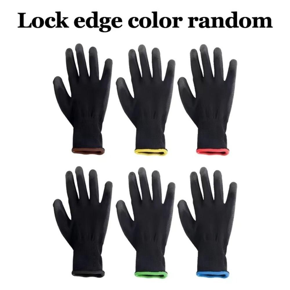 Coating Nylon PU Safety Gloves Non-slip Labor Protection New Labor Gloves