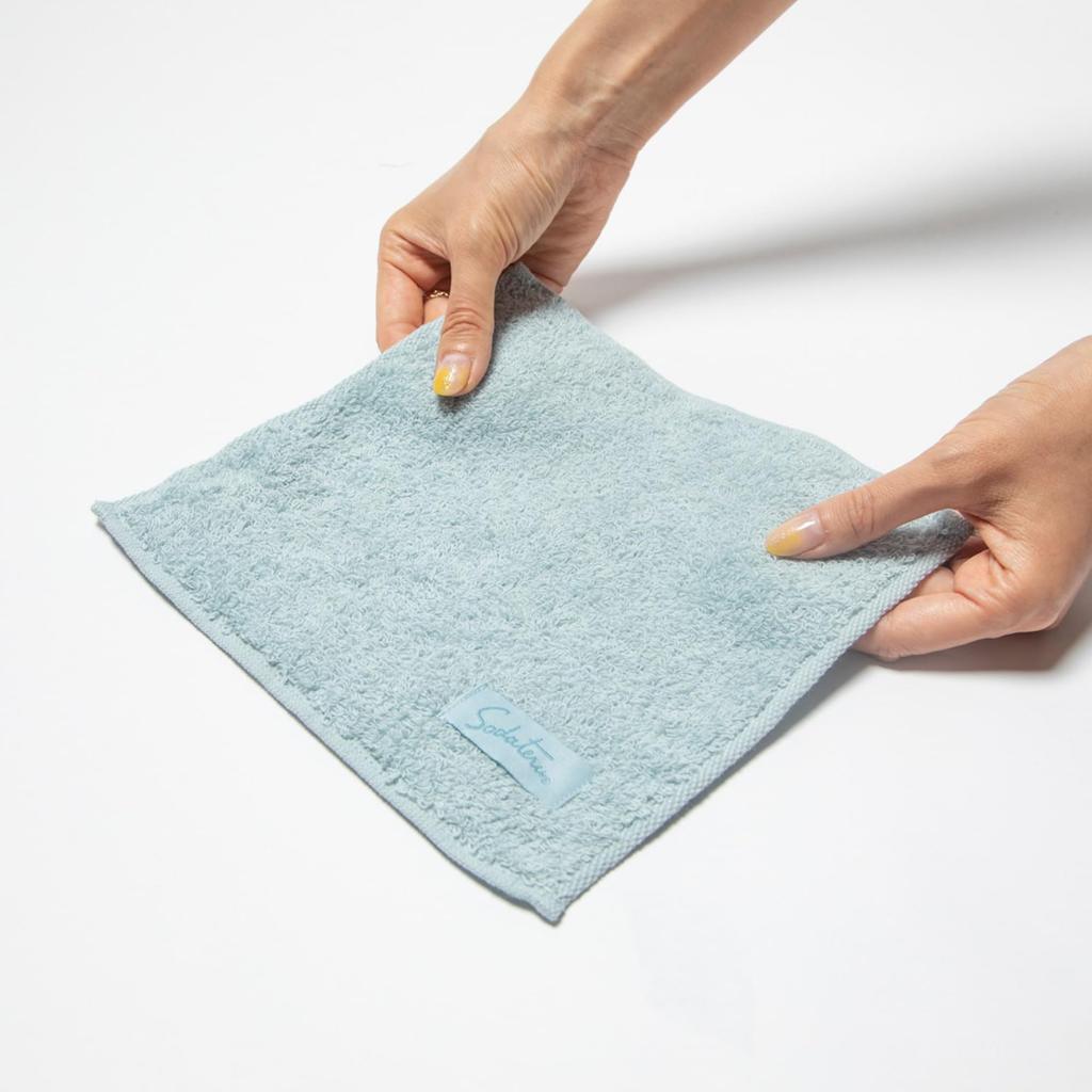 Sodateru Towel Petit Hand Moon Greige 20 X 20 Product 2000000002262 "feel" Towel, (Brown), Cm, 100% Cotton, Boxed, Number