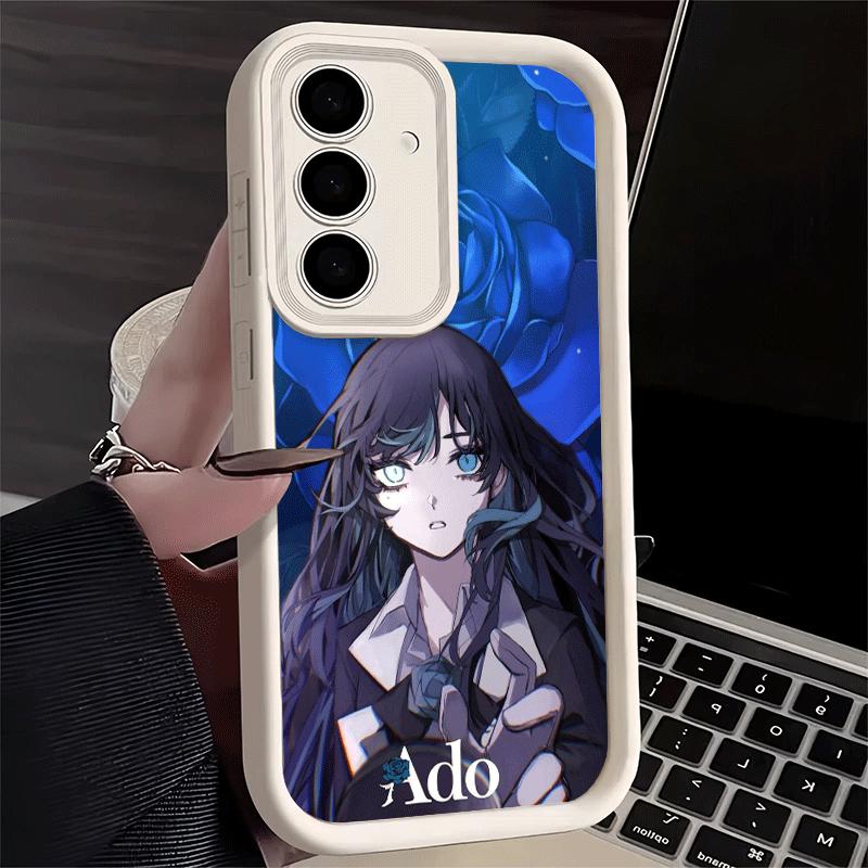 Phone Case for Samsung Galaxy S26 S25 Ultra S24 FE Ado Cartoon K-Kyogen X Uta Shell S23 Plus S22 + S21 S20 5G Soft Silicone Fund