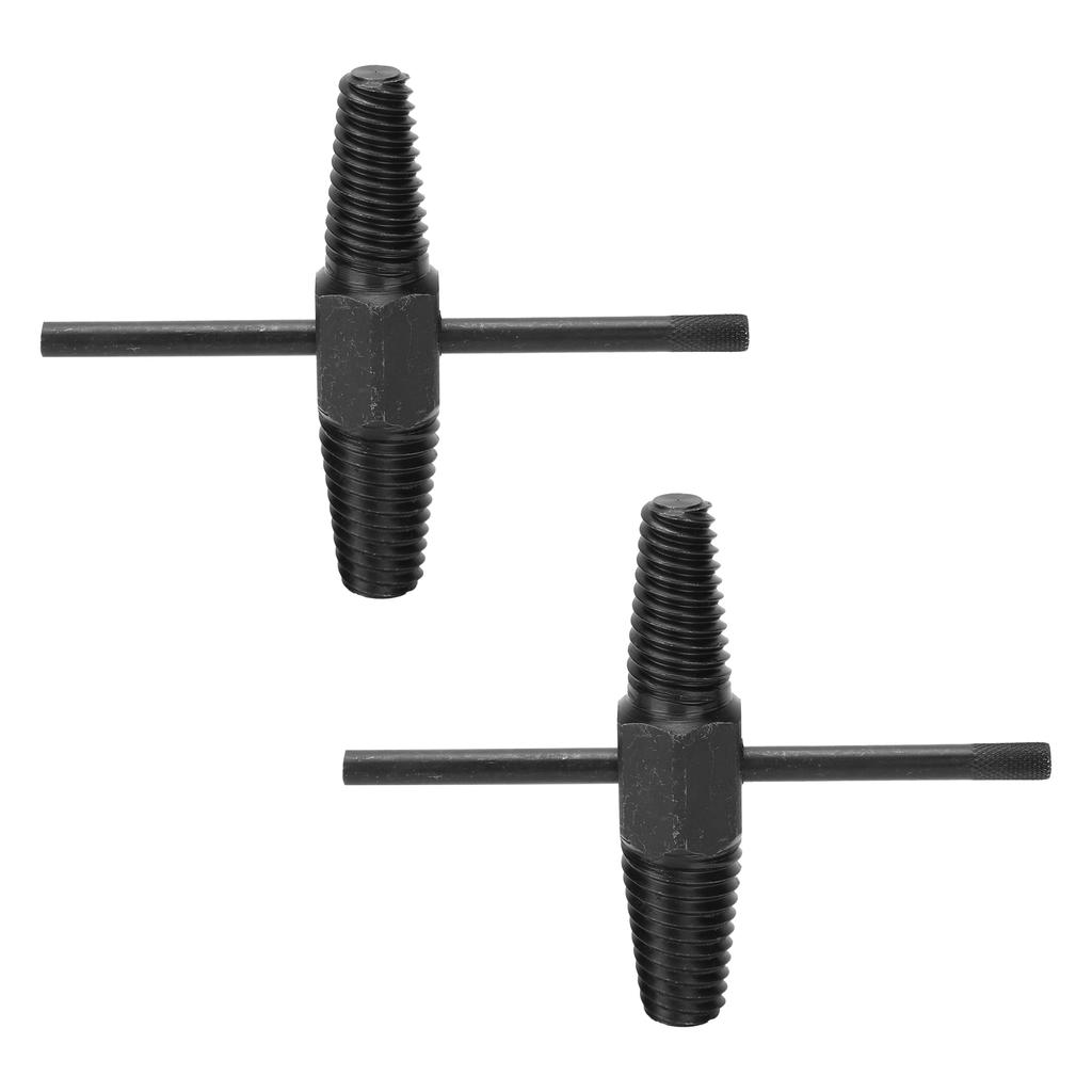2 Set Screw Extractor DoubleEnd Fine Tooth Thread Bolt Remover for G12in G34in Water Pipe