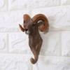 Retro Animal Head Key Hook Up 3D Hat Hanging Rack Creativity Clothes Hook Rack  Wall/Door Decor