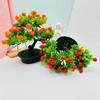 Pine Greeting The Guests Orange Simulated Fruit Potted Office Decoration Desk