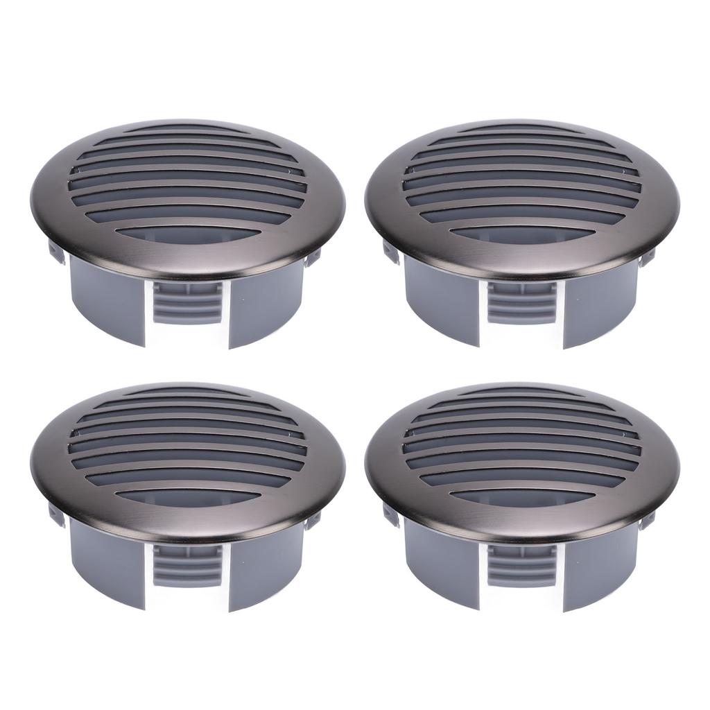 4 шт. 3 дюйма 76 мм RV Воздушная решетка Потолочный вентиляционный люк 316 Нержавеющая сталь Вентиляционная крышка для лодки Круглая воздушная решетка для яхты
