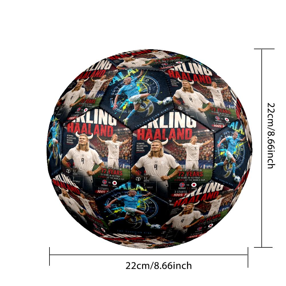 Haaland World Cup Size 5 Soccer Football Machine Sewn Indooroutdoor Training And Matches For Football Accessories