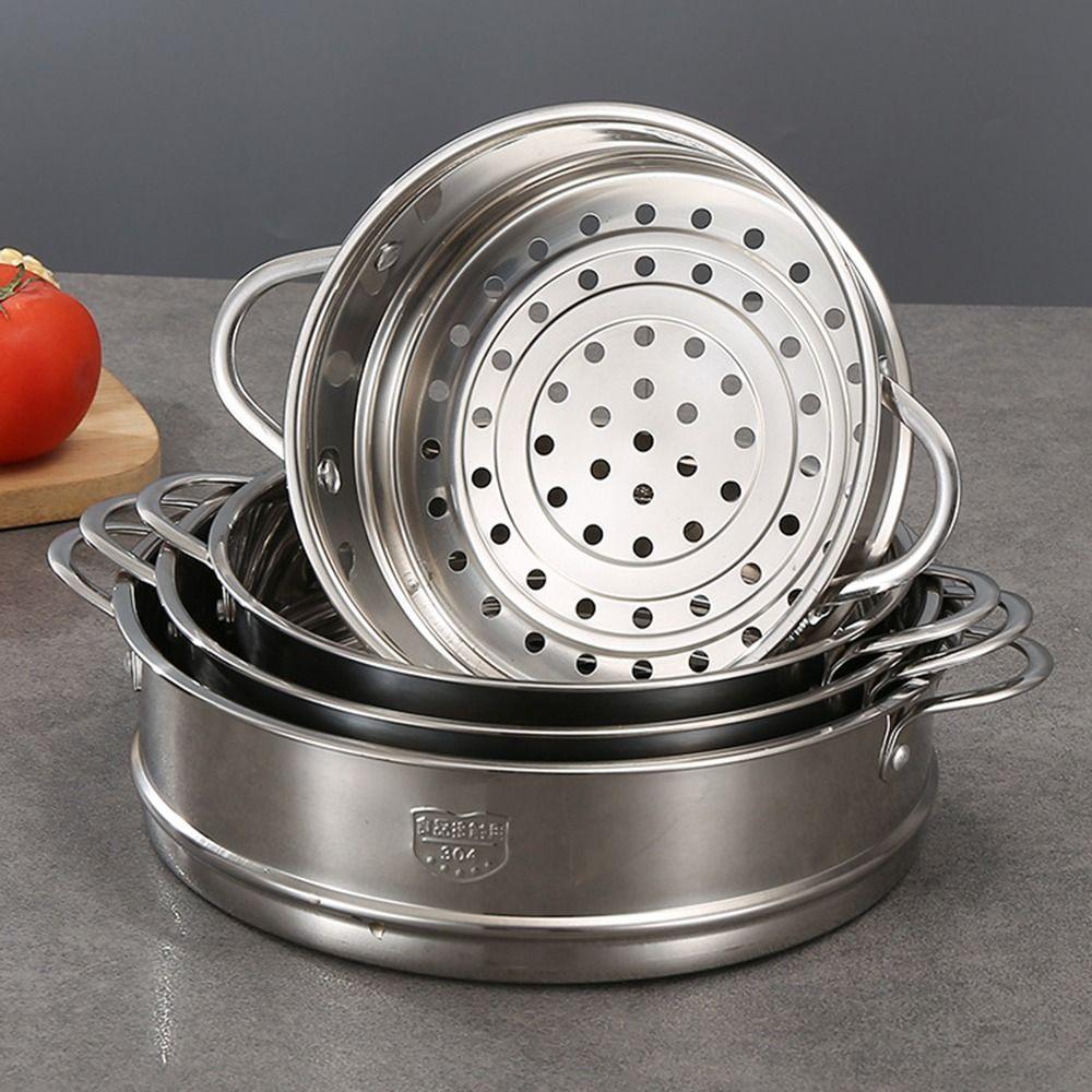 Паровая булочка с начинкой Пароварка из нержавеющей стали Пароварка для риса Кастрюля-пароварка Для кастрюли для супа Кастрюли для молока