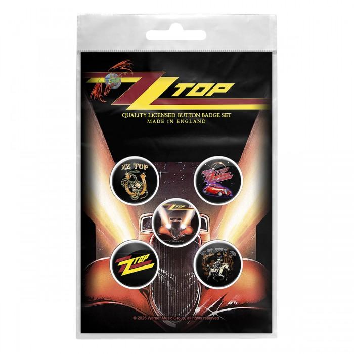 ZZ Top Eliminator Button Badge (Pack of 5)