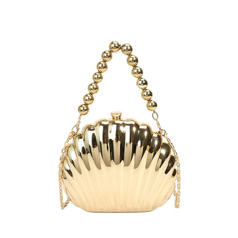 Мини-сумка для губной помады для женщин, модная и нишевая дизайнерская сумка-ракушка, универсальная акриловая сумка-цепочка на одно плечо