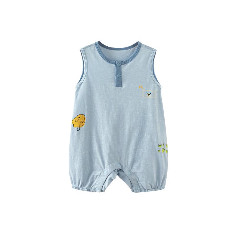 minibala Pure Cotton Baby Boys' Summer Bodysuit