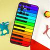 Музыкальные клавиши пианино для Samsung Galaxy A53 A33 A13 A54 A34 A14 A55 A35 A15 A05 A06 A16 A22 A32 A52 Чехол для телефона