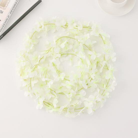 Имитация гортензии, лоза без полива, сделай сам, искусственный шелковый цветок, декоративный искусственный цветок гортензии, лоза, садовый декор для вечеринки