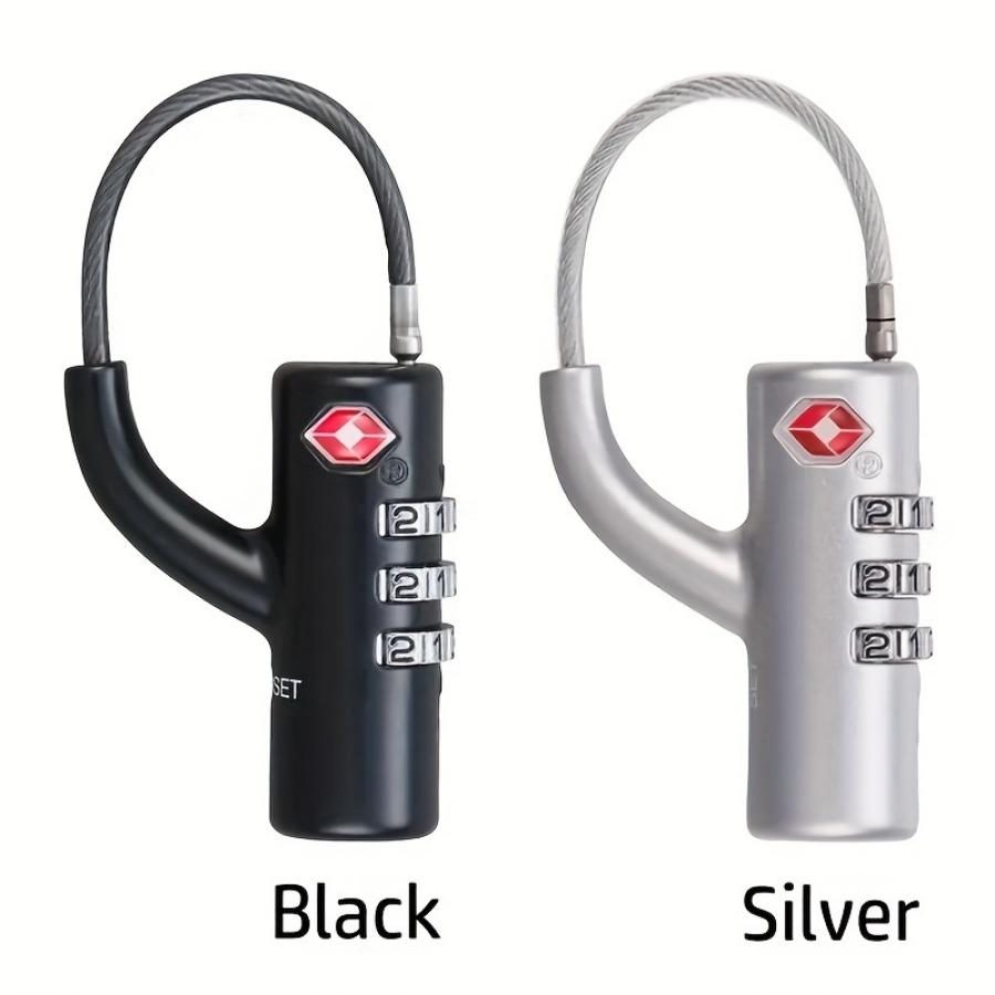 Портативный замок безопасности TSA для таможенного оформления за рубежом багажный кейс чемодан рюкзак пароль навесной замок