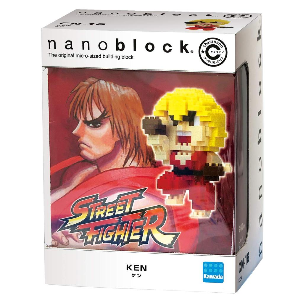 Kawada Nanoblock Charanano Street Fighter Кен CN-16
