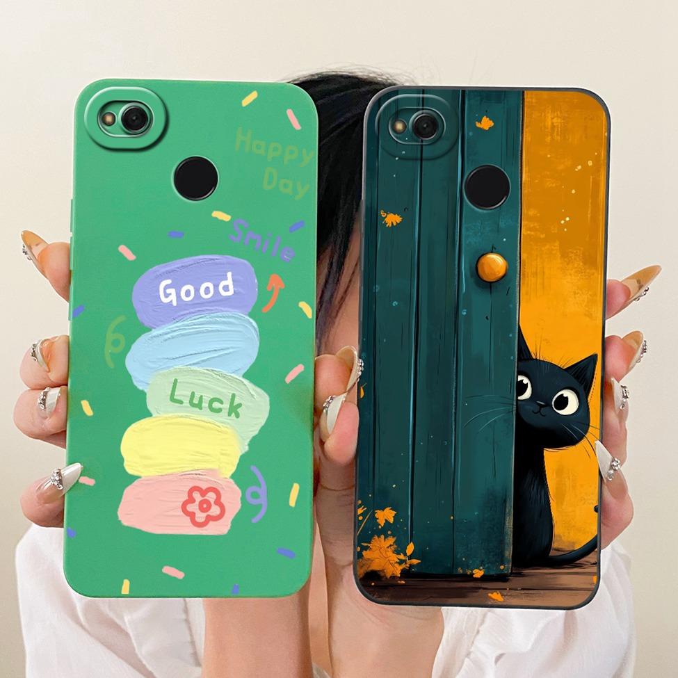Чехол для телефона For Redmi 4x Чехол Модный Мультяшный Милый Смешной Расписной Силиконовый Чехол For Xiaomi Redmi 4x