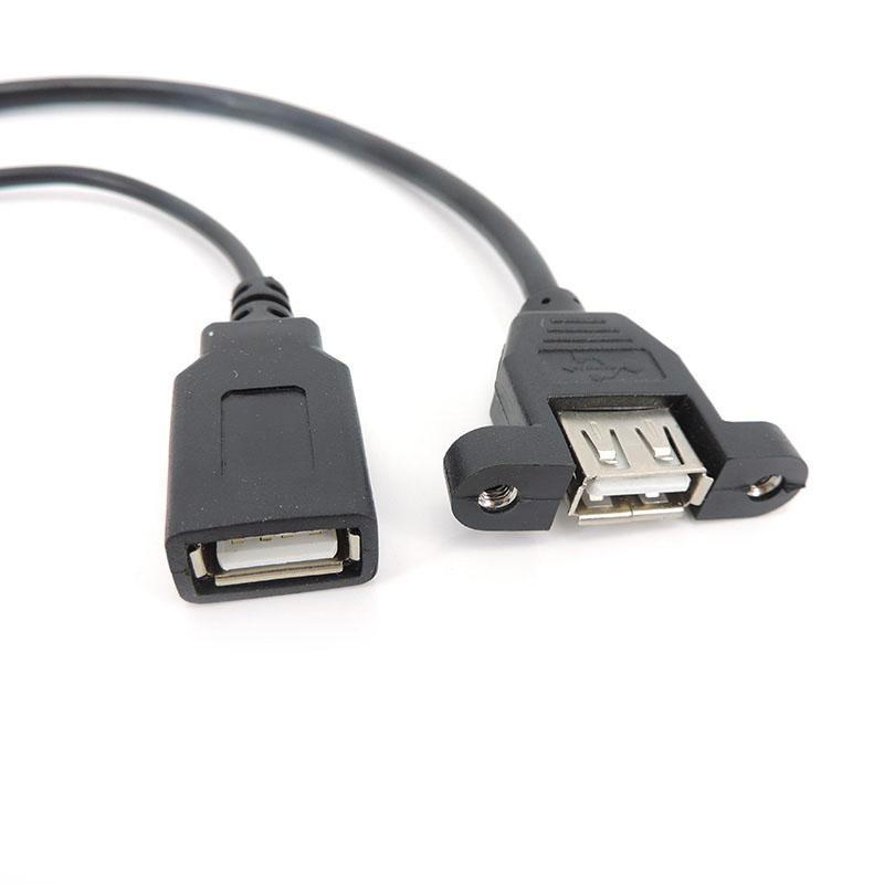 30cm USB 2.0 Female To 4P Cable Pin Wire PH2.0 USB 2.0 Mount Female Socket Diy Repair Connector Diy Cable USB 4 Pin Data