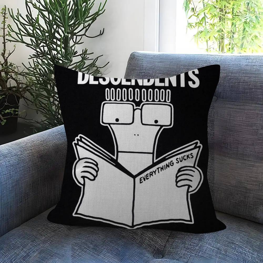 Альбом Рок Панк Групп Descendents Офисная Подушка Наволочка Автомобильная Наволочка 45X45См Наволочка для Поясницы Наволочка для Дивана