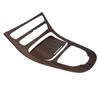 2Pcs Console Gear Shift Panel Cover Trim for Mercedes Benz E class W213 16 18 Walnut Brown Wood