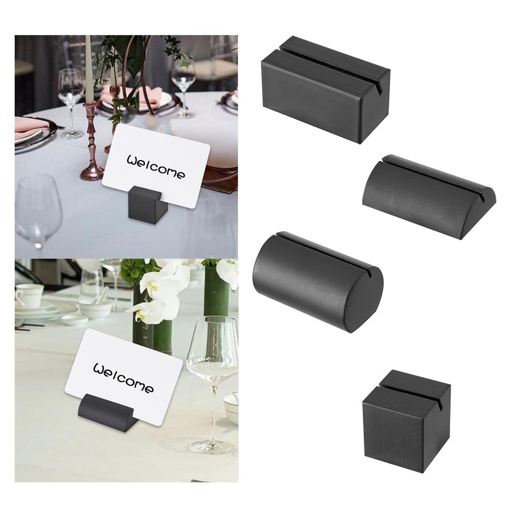 Name Card Holder Table Number Stand Memo Name Tag Labels Picture Holder for