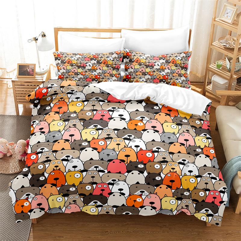 Cartoon Animal Bedding Collection Animal Theme Duvet Cover Collection Fashion Duvet Cover ChildrenS Bedroom Cartoon Duvet Cover Bedding Collection