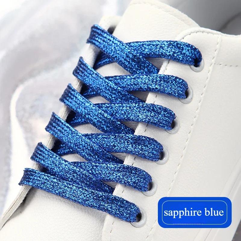 19 Colors Shiny Gold and Silver Colorful Bright Shoelaces 100-140 Cm Sneakers Shoelaces Boots Laces Shoelaces String